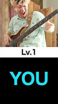 Can you play it? 2-Finger Exam Lv1! Tabs in main video! #2FingerChallenge #pinkhage #bass