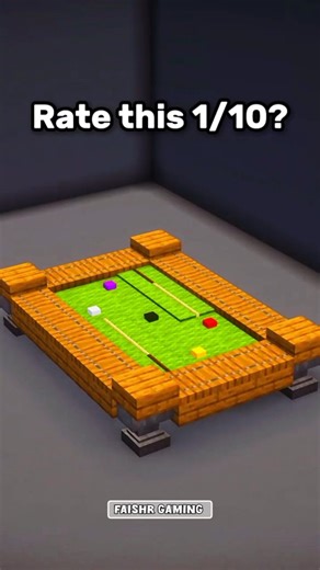 Faishr Gaming on Instagram: "Pool table tutorial 🎱 Subscribers: Faishr Craft /YouTube Credit TikTok 👉 blockbinge Tags:- #faishr #faishrgaming #faishrcraft #featurememinecraft #minecraftbuilds #minecrafthouses #minecraft #minecraftmemes #gaming #realisticminecraft #minecraftpe #minecraftbuild #minecraftpc #minecrafter #minecraftonly #minecraftdaily #instagramreel #minecraftideas #minecrafts #minecrafttutorial #minecraftindonesia #minecraftbuildings #minecraftart #minecraftsurvival #minecraftcre