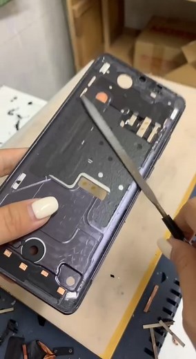 3.6K views · 11 reactions | This one looks familiar, right? 樂 Our technician use this sharpening tool to grind & finish the uneven parts on the phone to make it mooore smooth✨ | SmartPhone Repair - SPR | Facebook