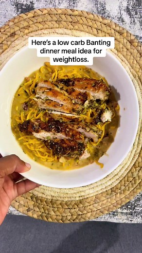 Delicious Banting Dinner Meal Idea for Weight Loss