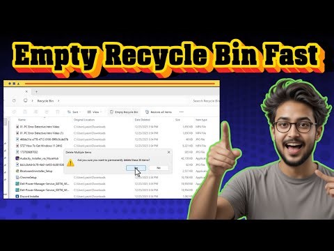 How To Empty Recycle Bin In Windows 11 | Free Up Disk Space (2025)