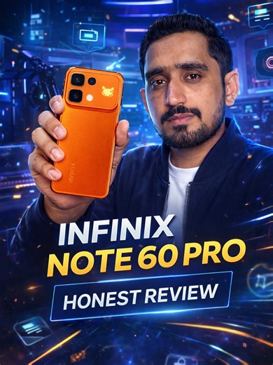 Infinix Note 60 Pro | Quick Review 🚀 A powerful mid range phone with smooth performance, great battery life and a sharp AMOLED screen. Display: 6.78″ 144Hz AMOLED Chipset: Snapdragon 7s Gen 4 5G Camera: 50MP Night Master sensor Battery: 6500mAh 90W fast charging Memory: Up to 12GB RAM • 256GB Storage A strong all around pick for everyday use, gaming and content. #infinix #infinixnote #infinixnote60pro #techreview #infinixnote60