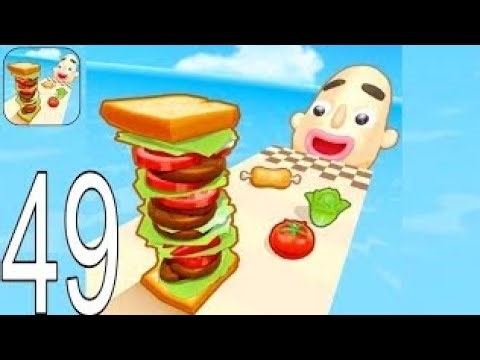 Sandwich Runner - Gameplay Walkthrough - All Levels (IOS, Android)
