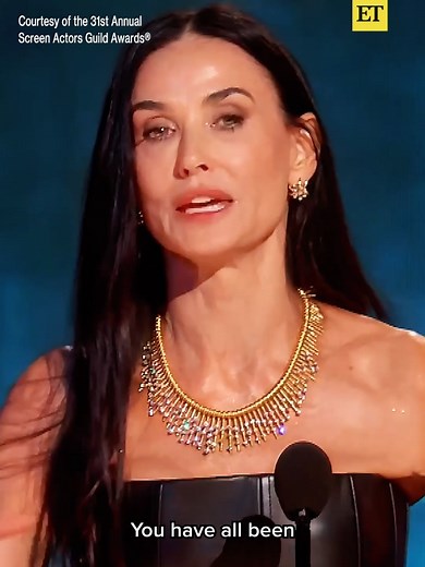 Demi Moore Reflects on 1978 SAG Awards Journey