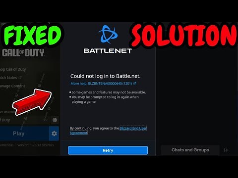 How To Fix" Could Not Log In To Battle.net