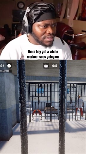 Why it look like a whole gym session in prison 😂