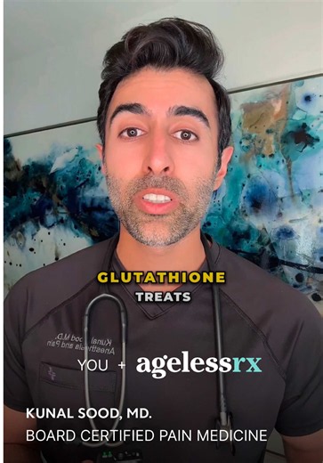 Glutathione is one of the body’s major antioxidants, and research suggests it may help support cellular health and reduce oxidative stress, which is why it’s getting more attention in areas like autoimmune diseases, inflammation, and overall wellness. That doesn’t mean it’s a cure or replacement for medical care, but it’s a great option that may help support the body’s natural defense systems as part of a broader plan. I’ve partnered with @AgelessRx to help educate about glutathione and they’ve 