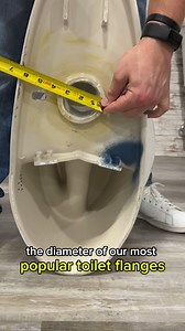 28K views · 152 reactions | Hey @re.plumb, we got you 欄 Did you know the most common size for a toilet trapway is between 1.75 and 2 inches in diameter? ✍️ Here is the diameter of some of our most popular Oatey Toilet Flanges  | Oatey | Facebook