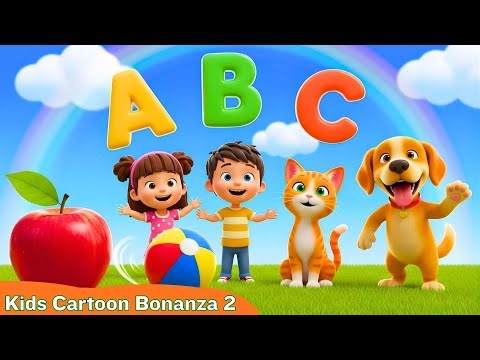 ABC Song for Kids | Alphabet Nursery Rhyme | Learn ABC with Kids Cartoon Bonanza 2