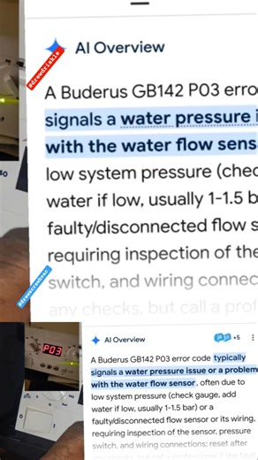 Buderus Boiler Fault Codes (explained)⚠️#drewdriskle#hvac#plumbing#electrical#troubleshooting#shorts