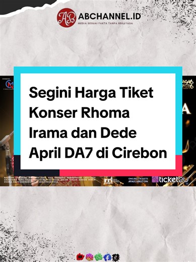 Harga Tiket Konser Rhoma Irama dan Dede April