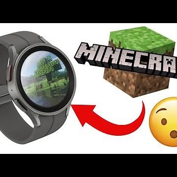 Testing Minecraft on Samsung Galaxy Watch 5 Pro