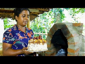 'Iced cake cooked in a wood-burning oven'. Easily made from home. .village kitchen recipe