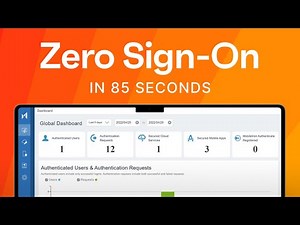 Micro Product Demo: Ivanti Zero Sign-On in 85 seconds
