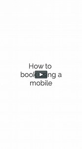 How to book using a mobile