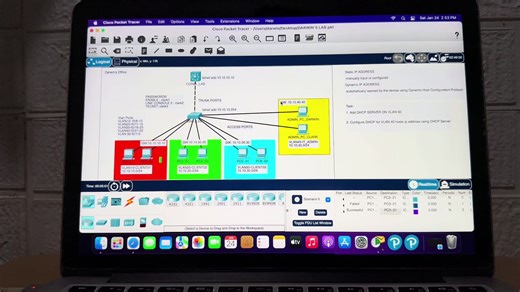 Paano lagyan ng IP address ang mga PC/Laptop gamit ang DHCP server, panoorin mo para malaman mo kung paano gawin. #networkengineer #itnetworking