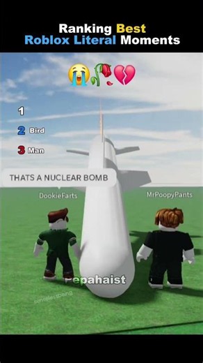 I ranked the ultimate Roblox literal memes compilation Part (2) #roblox #gaming #shorts