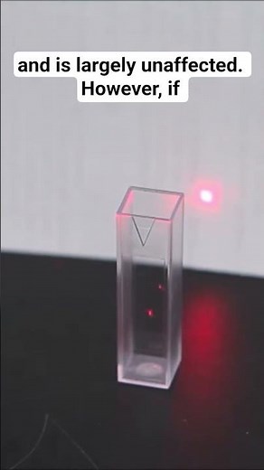 Cuvette orientation demonstration