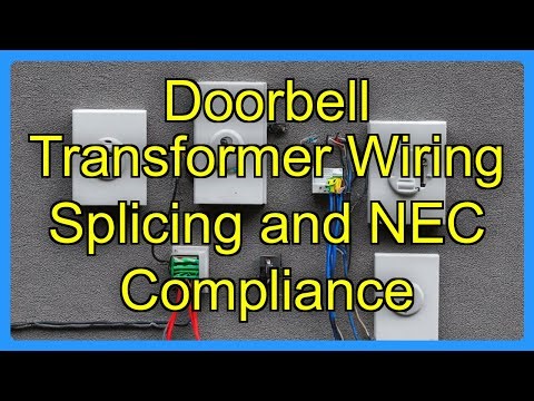 Doorbell Transformer Wiring Splicing and NEC Compliance