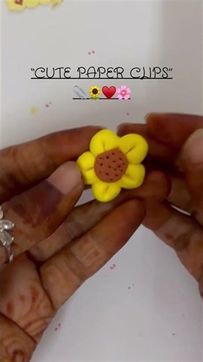 DIY Cute Clay Bookmarks ✨ | Easy Aesthetic Bookmark Ideas #shorts