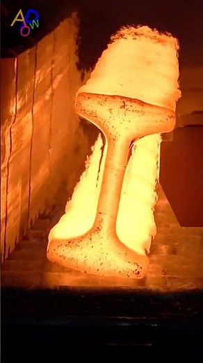 I-Beam Making Process. Steel Mass Production Factory