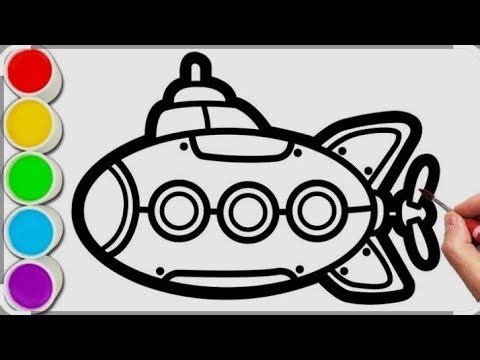 How to draw Submarine || Submarine drawing #viralvideo #drawingideas