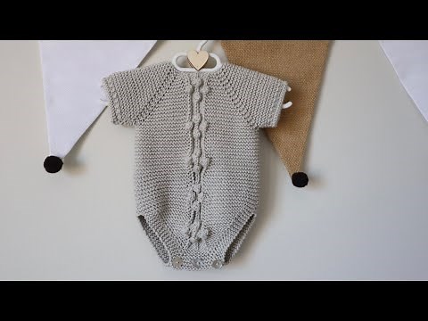 PELELE OLIVIA RECIEN NACIDO | TUTORIALES DE PUNTO PARA BEBÉ A DOS AGUJAS 🐣