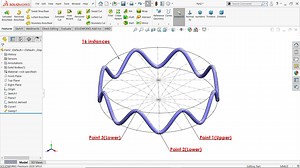 Curve Through Reference Points in Solidworks https://youtu.be/a83iI6FhK80 | CAD CAM Tutorial By Mahtabalam
