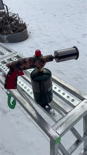 #propanetorch | propane fire pit with speaker