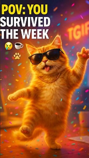 Funny Cat Videos - Thank God It's Friday POV #CatMemes🐾