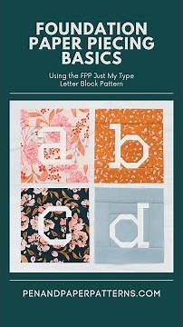 Foundation Paper Piecing Tutorial