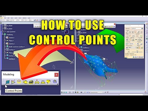 How to use - Control Points - Shape Sculptor - #catiav5