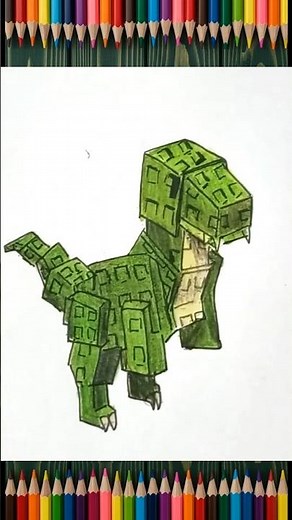 T rex / Roblox grow a Garden Speed drawing #drawing #art #howtodraw