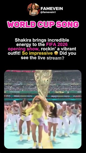 SHAKIRA’S ICONIC STADIUM LIVE PERFORMANCE