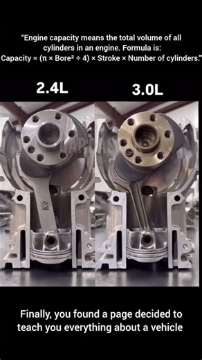 What is L in Engines? 🤔#EngineCapacity #carcommunity