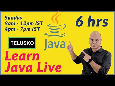 🔴Learn Java Live | Beyond Basics | for Beginners 🖖🏼