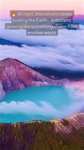 🌋The Volcano That Burns Electric Blue