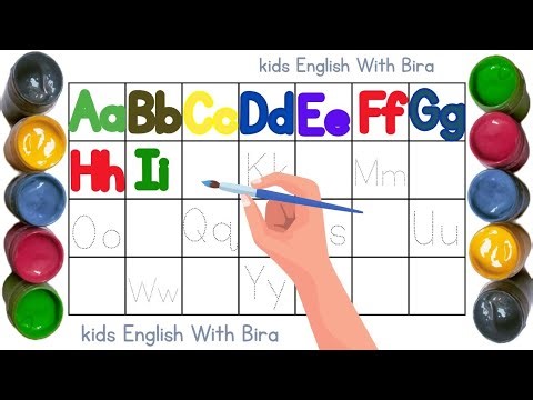 ABC A to Z, ABC Writing Practice, ABC Alphabet, Handwriting, Learn A to Z ABC, ABCD learning