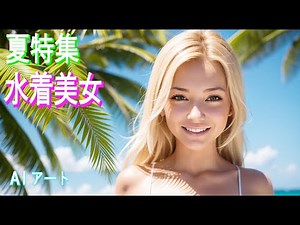 Summer! Swimsuit beauty AI art（夏！水着美女 AIアート）