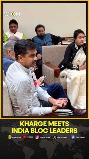 Kharge Hosts India Bloc Leaders Meeting | Rajya Sabha Opposition Update | WION