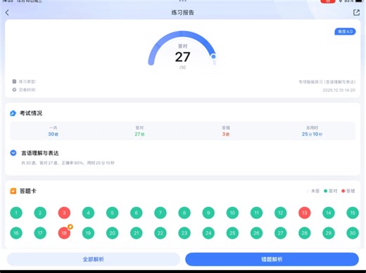 Day003-言语理解2 25分10秒 （27/30）