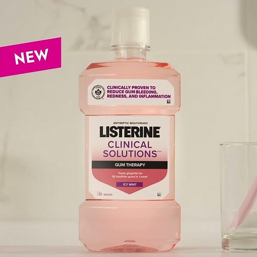 Elevate your routine with new Listerine Clinical Solutions™ Gum Therapy