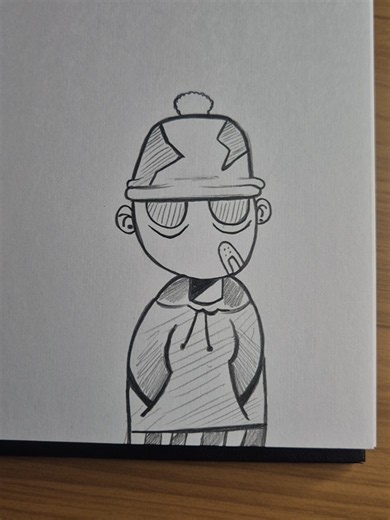 Ideia de desenho para caderno — tutorial de desenho fácil