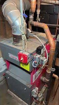 Crown Boiler showing full piping and controls. #shorts