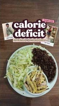 CALORIE DEFICIT FOR BEGINNERS | 419 Calorie Meal, 31g Protein and 8g Fiber ⭐ Becoming HER Diaries
