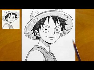 How to Draw Luffy Step by Step ✍️ | Easy One Piece Drawing