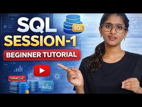 SQL Session-1 | Start Learning SQL Today 🚀 #SQL #sql #basicssql 