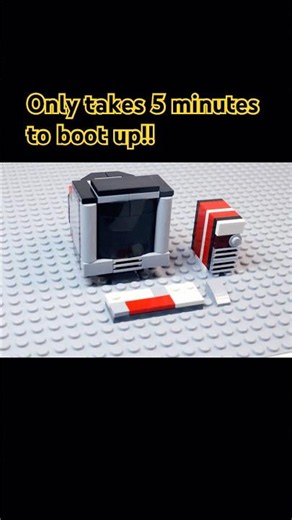 What if a LEGO flatbed truck could become a vintage PC? 🖥️✨