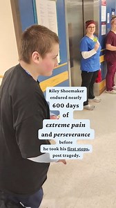 34K views · 743 reactions | Riley Shoemaker overcame the seemingly impossible after a fire pit fire accident left him severly burned all over his body. The teen was transported to Riley after his care stalled at hospitals in his home state of Michigan. Today, Riley is ready to reclaim his life! Read the full story here: https://www.rileychildrens.org/connections/burn-survivors-dad-he-never-gave-up-so-i-never-gave-up | Riley Children's Health | Facebook