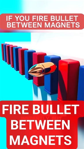 What Happens If a Bullet Hits 100 Magnets